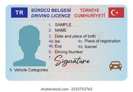 Turkey Driving licence 5x6 cm
