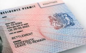 UK ID / residence card 45x35 mm (4.5x3.5 cm)