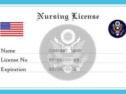 USA Nursing License 2x2 inch